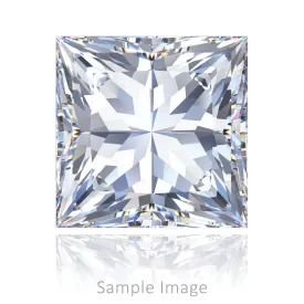 0.58 CT Loose Diamond - Princess (F-SI2)