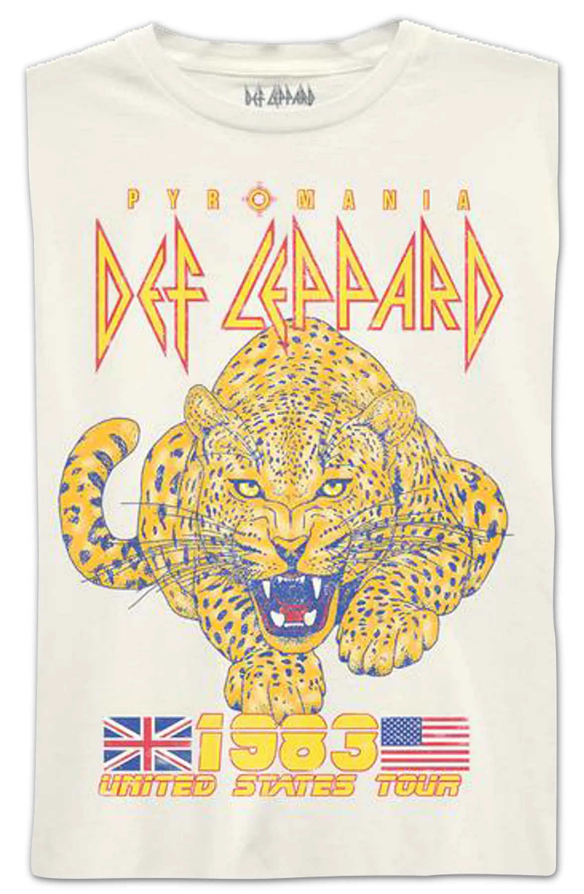 1983 United States Tour Def Leppard T-Shirt