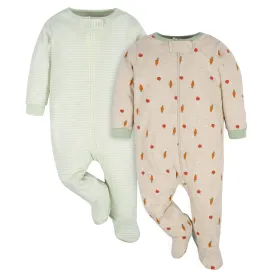 2-Pack Baby Neutral Happy Veggies Sleep 'N Plays