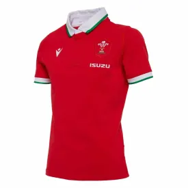 2020-2021 Wales Home SS Cotton Rugby Shirt (Kids)