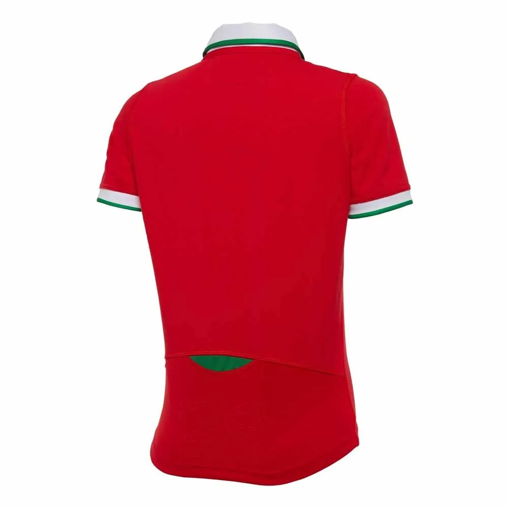 2020-2021 Wales Home SS Cotton Rugby Shirt (Kids)