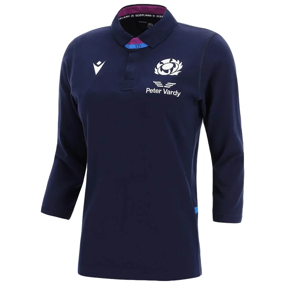 2021-2022 Scotland LS Home Cotton Rugby Shirt (Womens)