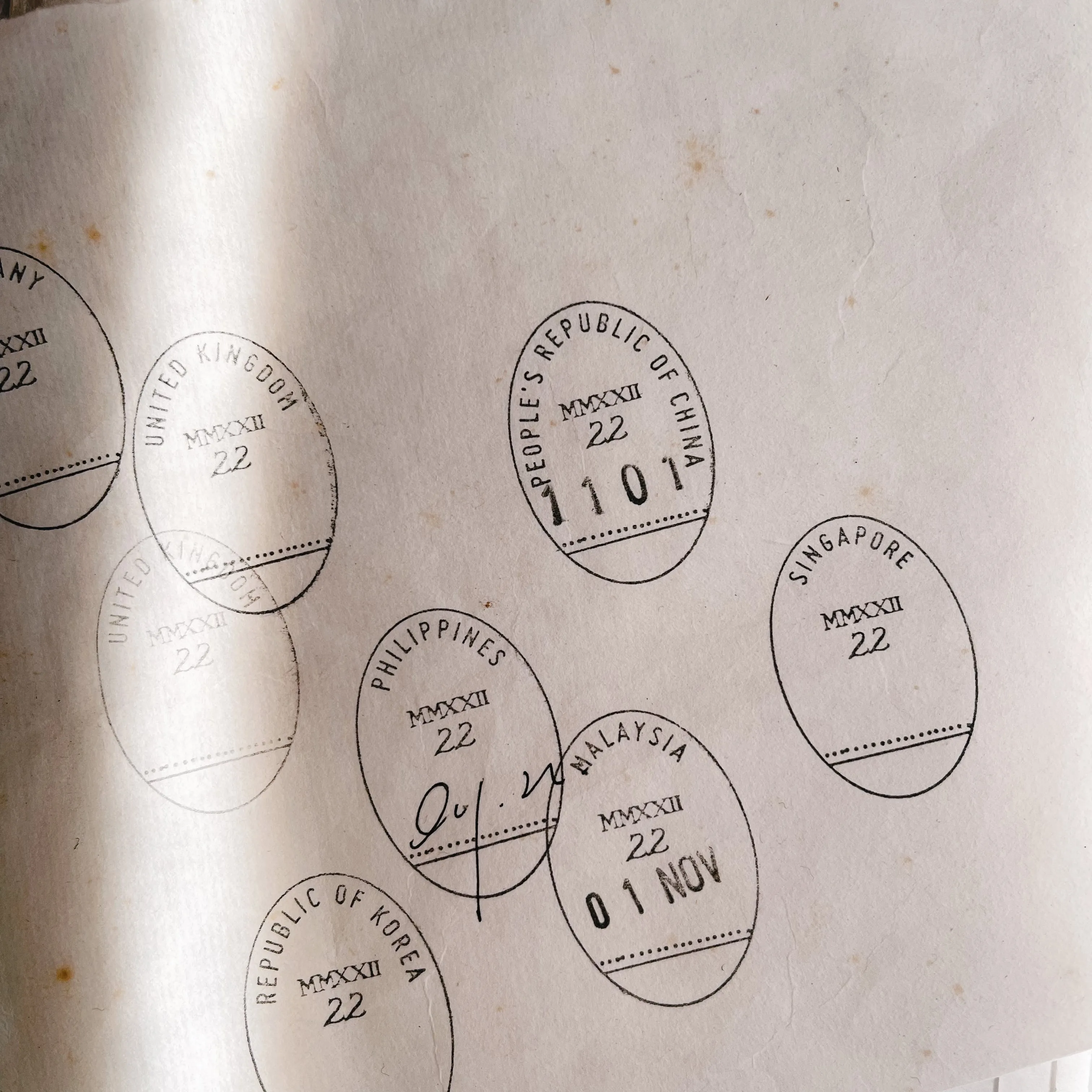 2023 Postmark Rubber Stamp: Revision ver.