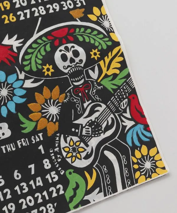 2025 Vibrant Mexican Calavera Wall Calendar - Decorative and Festive Día de los Muertos Art