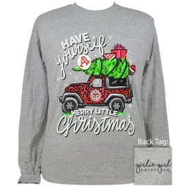 2553 Merry Little Christmas LS- Sport Grey