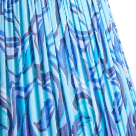 25cm empire shade in blue Disco Zebra by Matthew Williamson