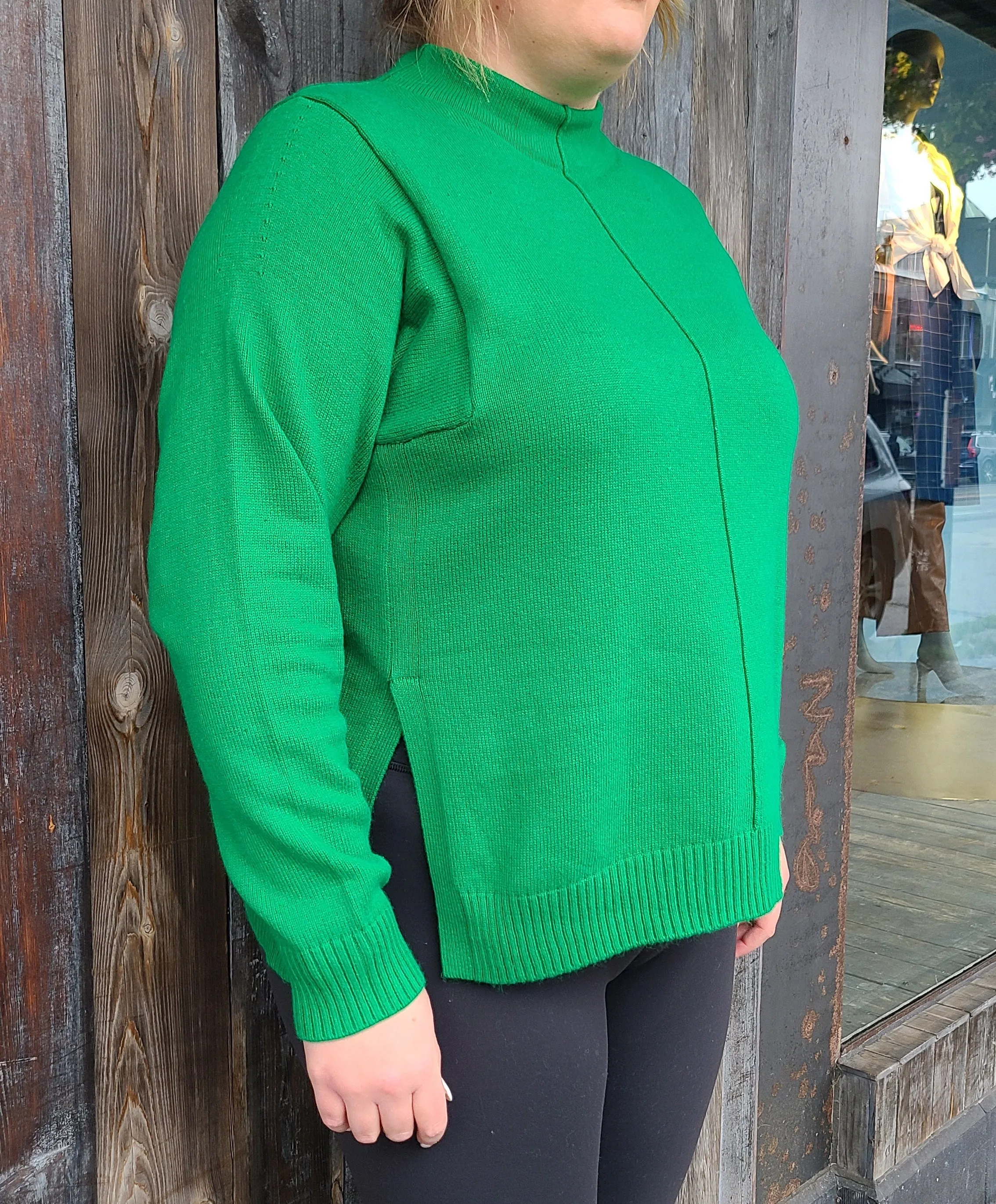 79004 Green Pullover