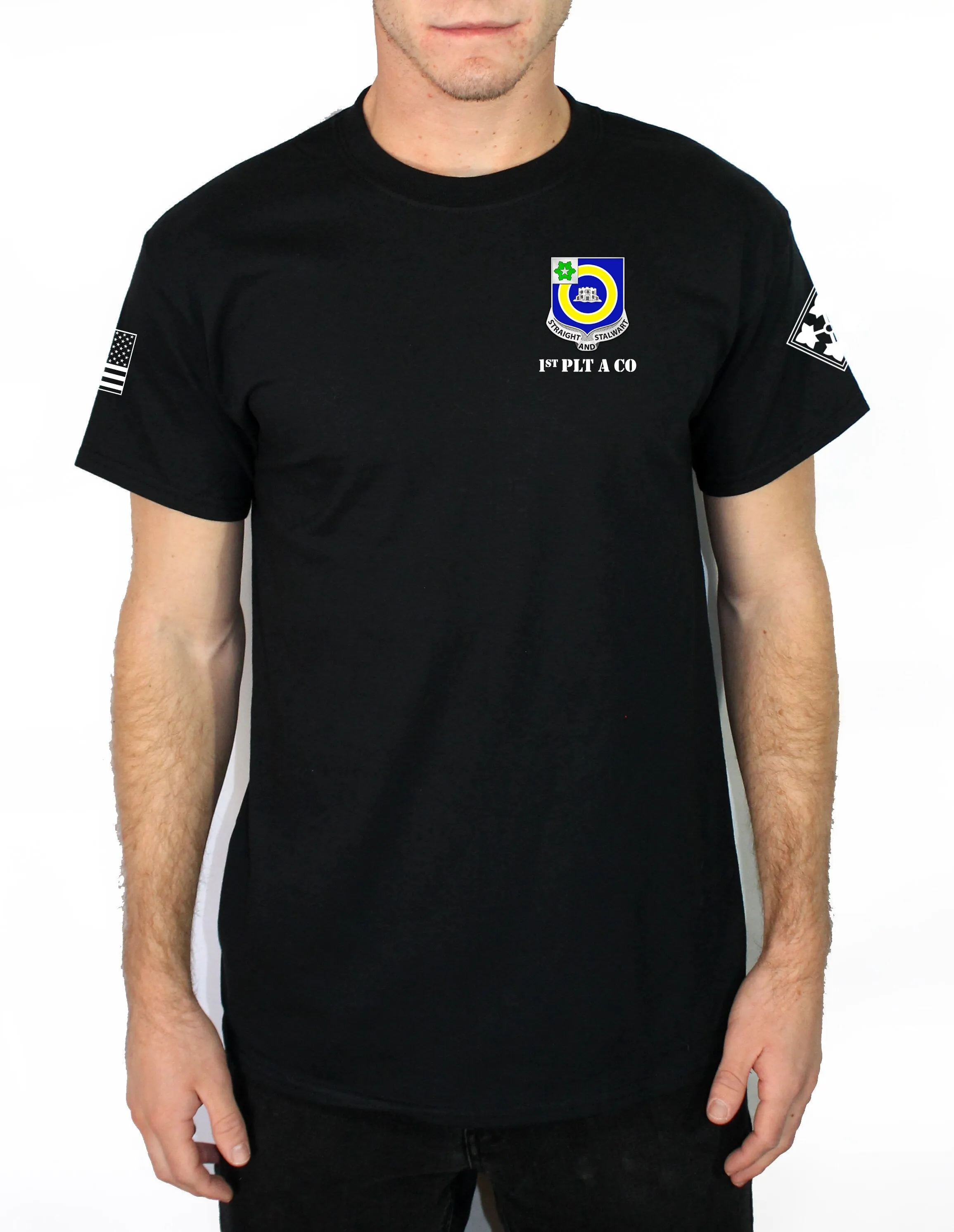 A Co Black Unisex T-Shirt. This shirt IS approved for PT *Free Liaison Pick-up only- NO Free Shipping*