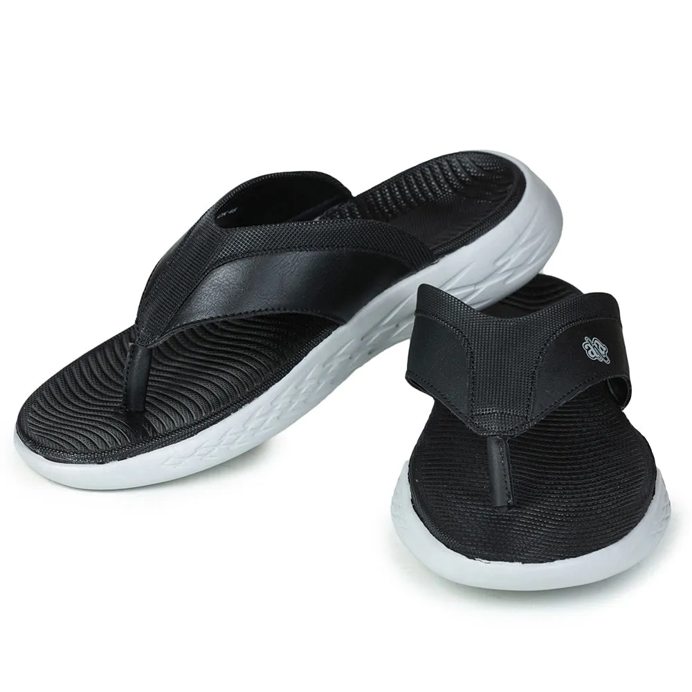 A-HA By Liberty IMPACT-6 Black Flip-Flop For Men