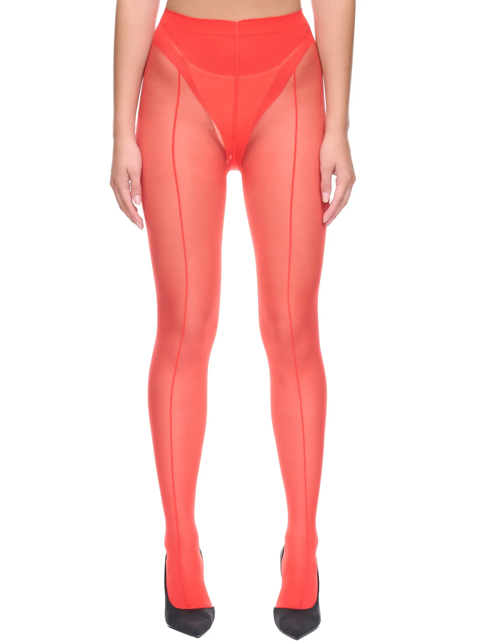 A Tights (14892-MUGLER-A-RED)