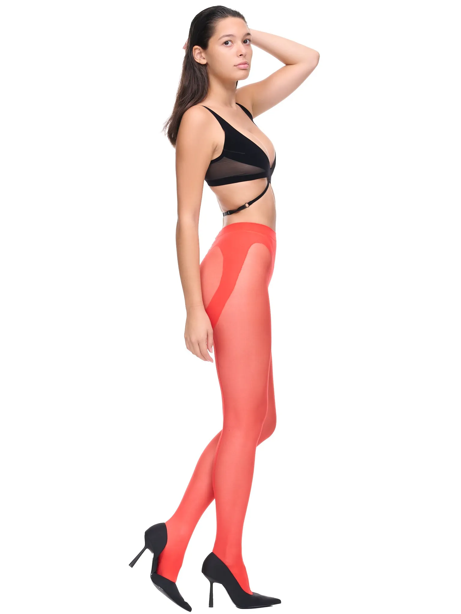 A Tights (14892-MUGLER-A-RED)