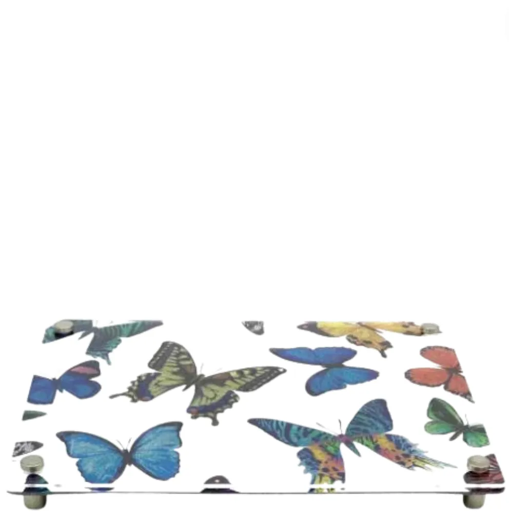 Acrylic Butterflies Cheese Board with Legs