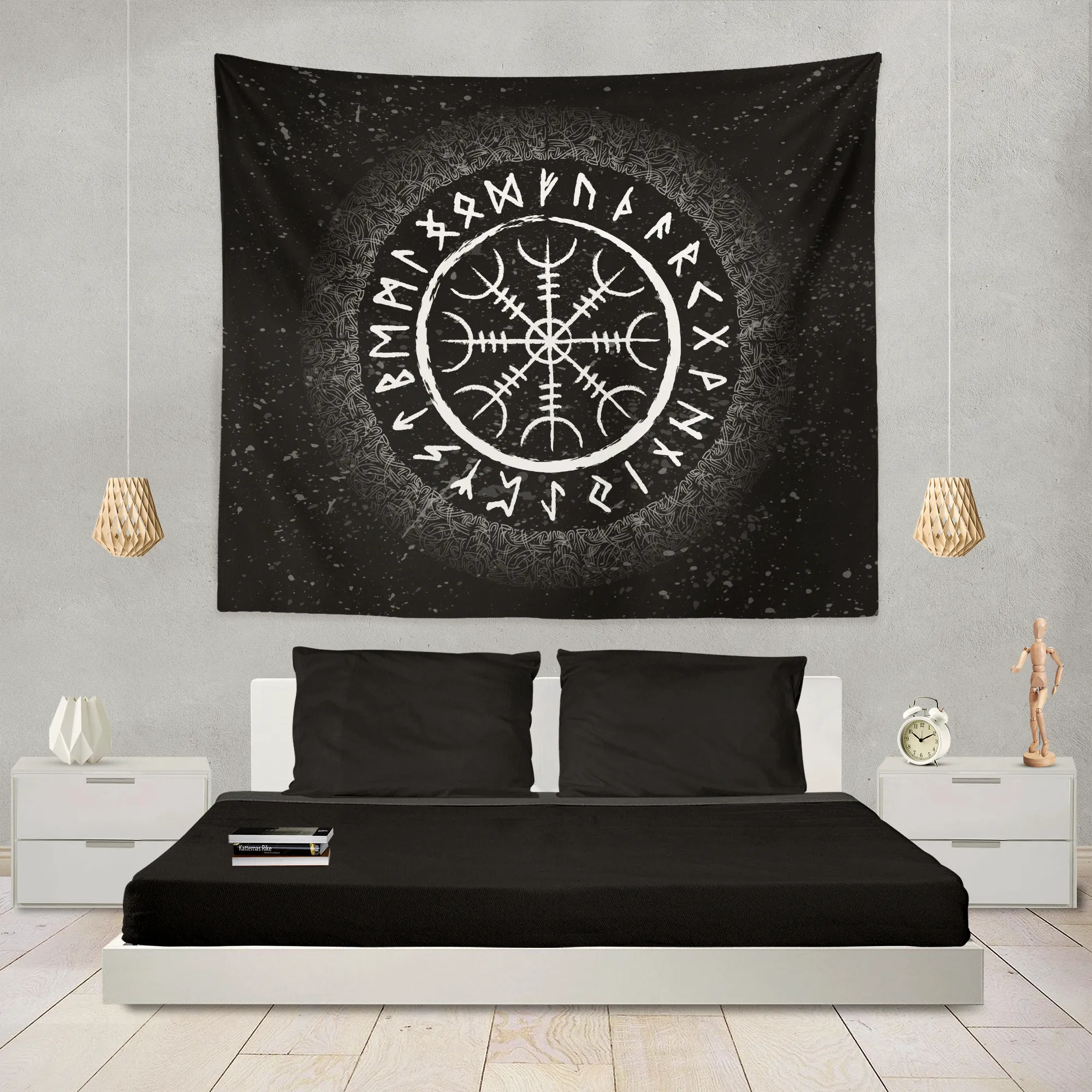 Aegishjalmur Helm of Awe Wall Tapestry