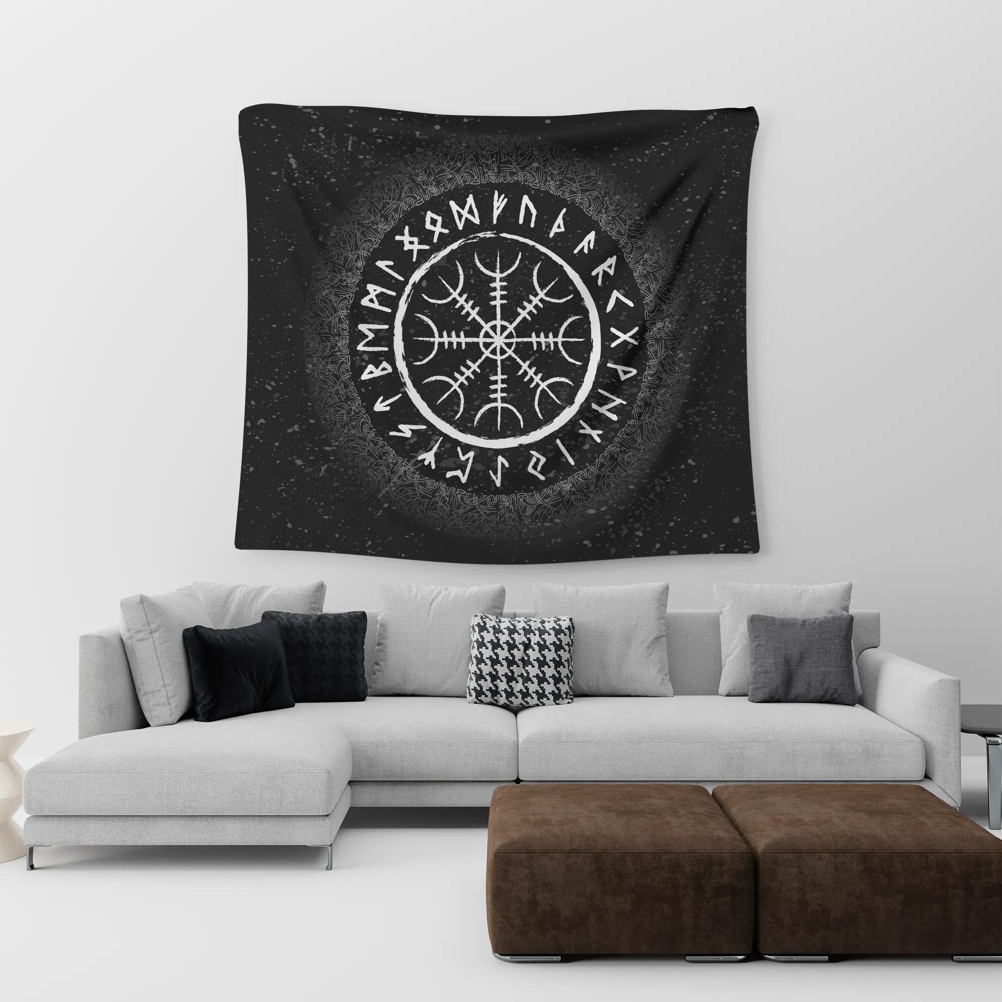 Aegishjalmur Helm of Awe Wall Tapestry