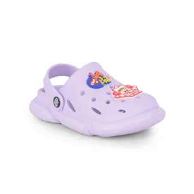 AHA Casual Purple Clogs For Kids ZQ-SH-018 By Liberty