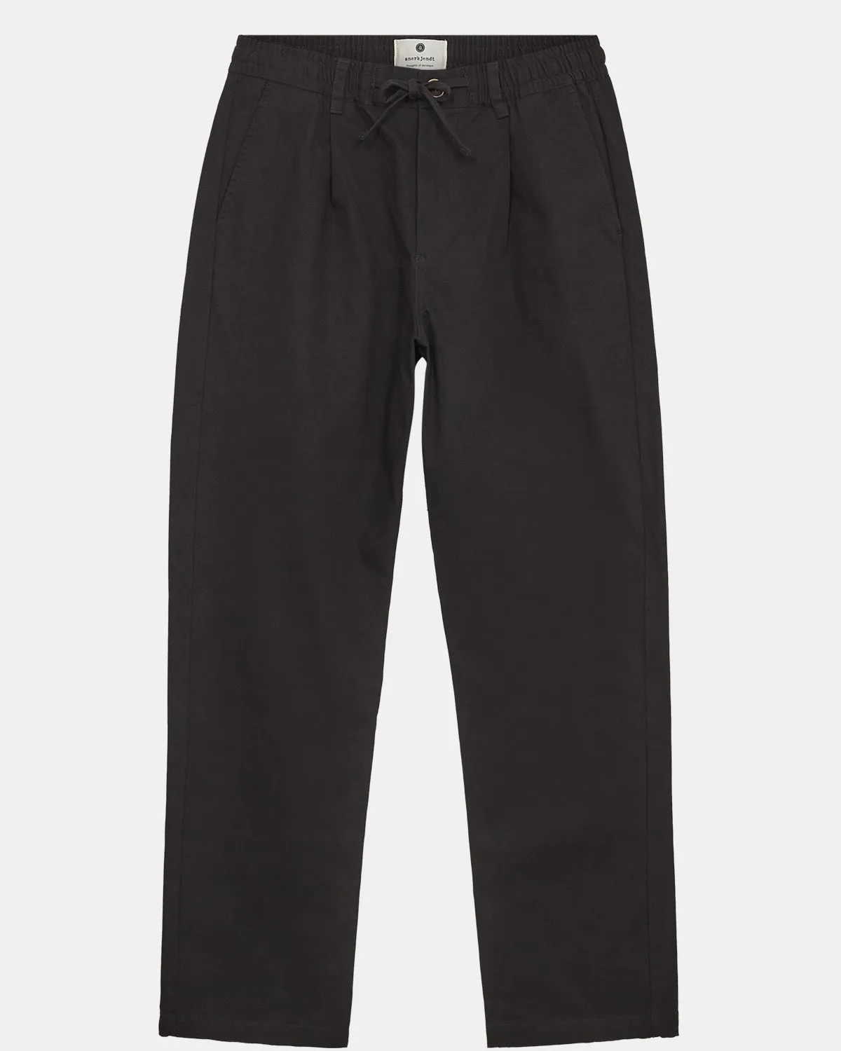 AKJAN COTTON PLEAT ELA PANTS - Caviar