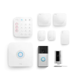 Alarm, Indoor Camera 2nd Gen   Battery Video Doorbell Pack - M