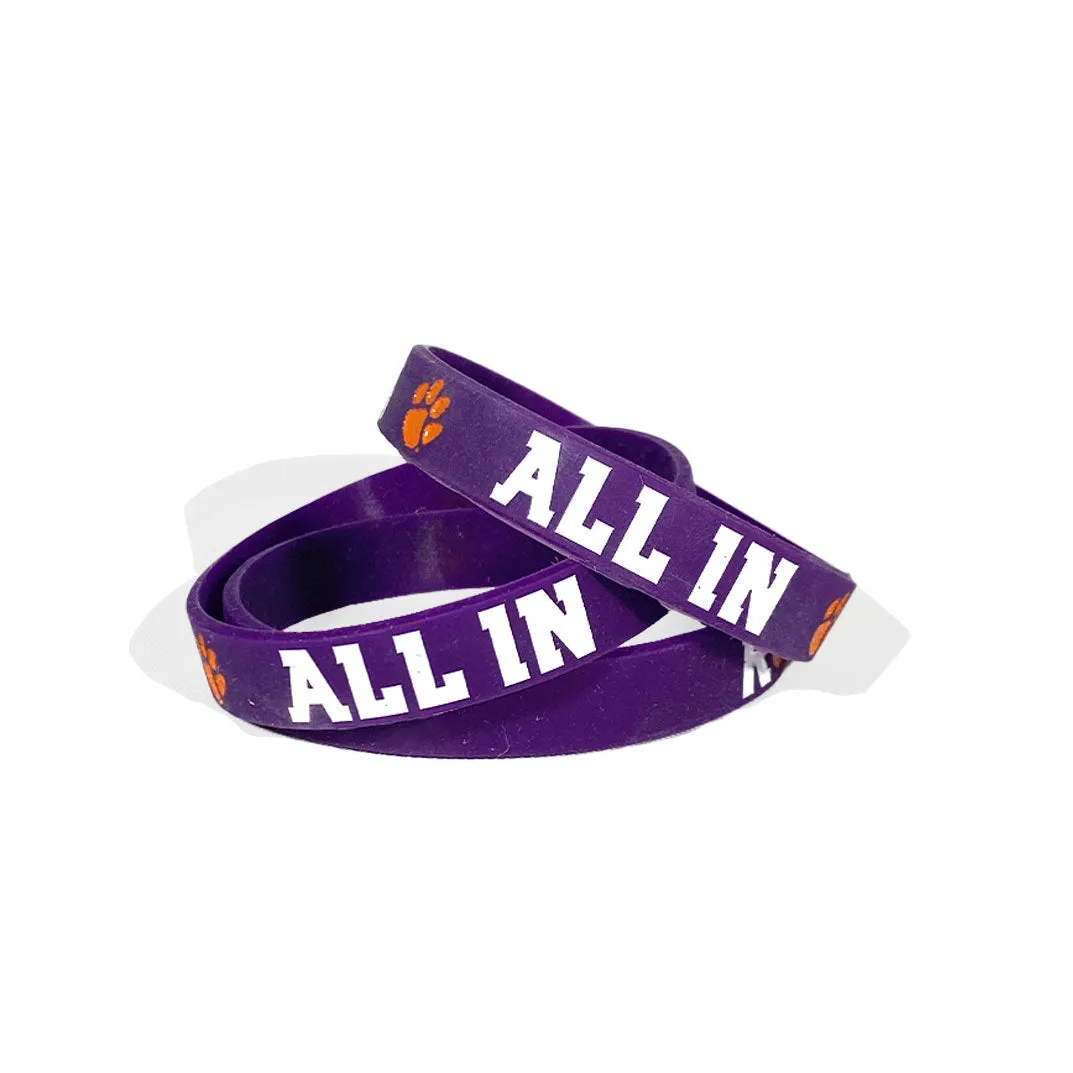 All In Rubber Bracelet- (Multiple Colors)