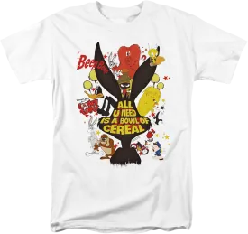 All U Need Is A Bowl Of Cereal Looney Tunes T-Shirt