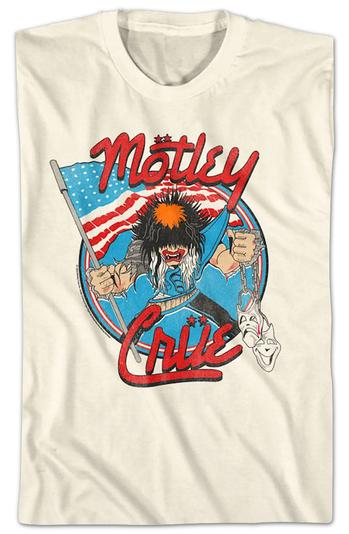 Allister Fiend American Flag Motley Crue T-Shirt