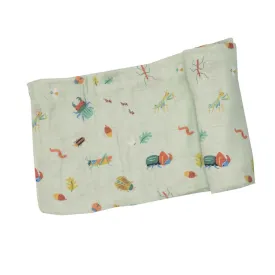 Angel Dear Muslin Swaddle Blanket Bugs