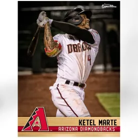 Arizona Diamondbacks: Ketel Marte  GameStar        - Officially Licensed MLB Removable Wall   Adhesive Decal