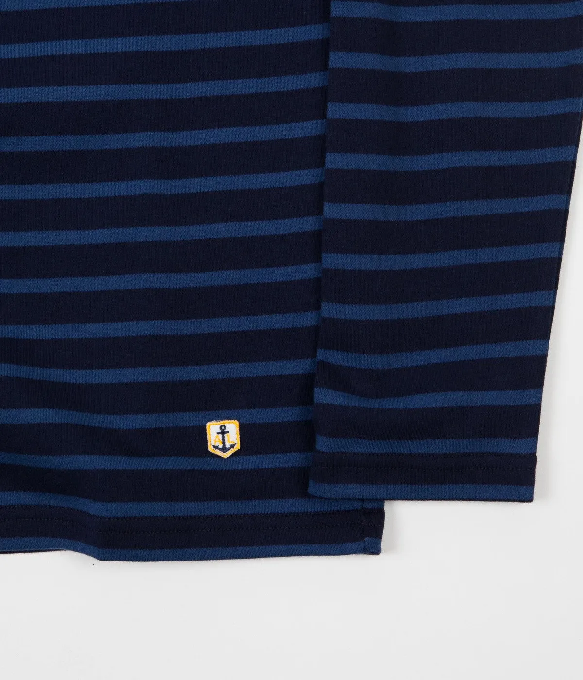 Armor Lux Breton Long Sleeve T-Shirt - Seal / Royal