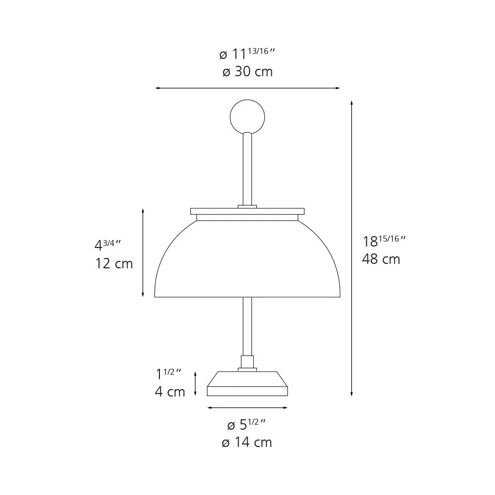 Artemide Alfa table lamp