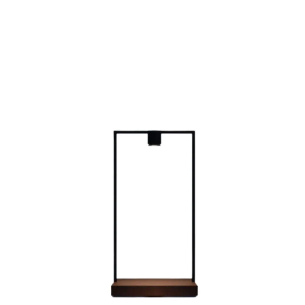 Artemide Curiosity 36 portable table lamp LED brown/black h. 36 cm.