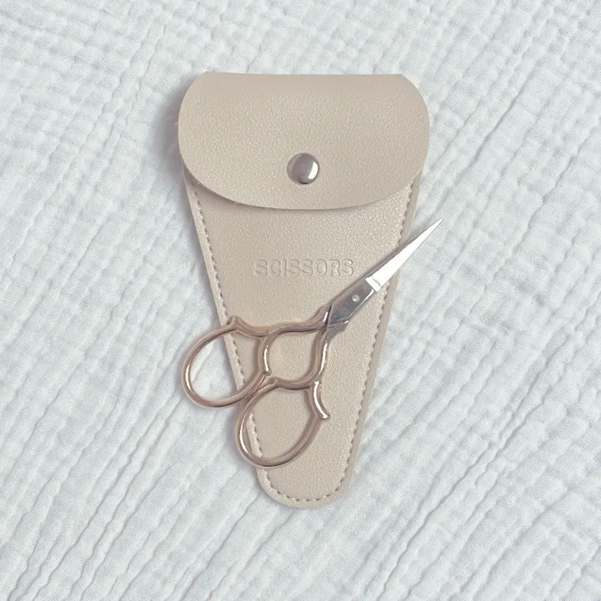 Artisan Gold-Handled Mini Scissors