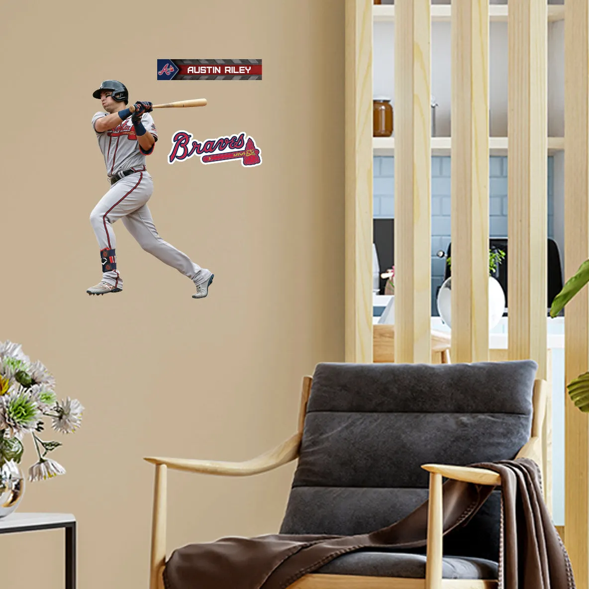 Atlanta Braves: Austin Riley - Officially Licensed MLB Removable Adhesive Decal