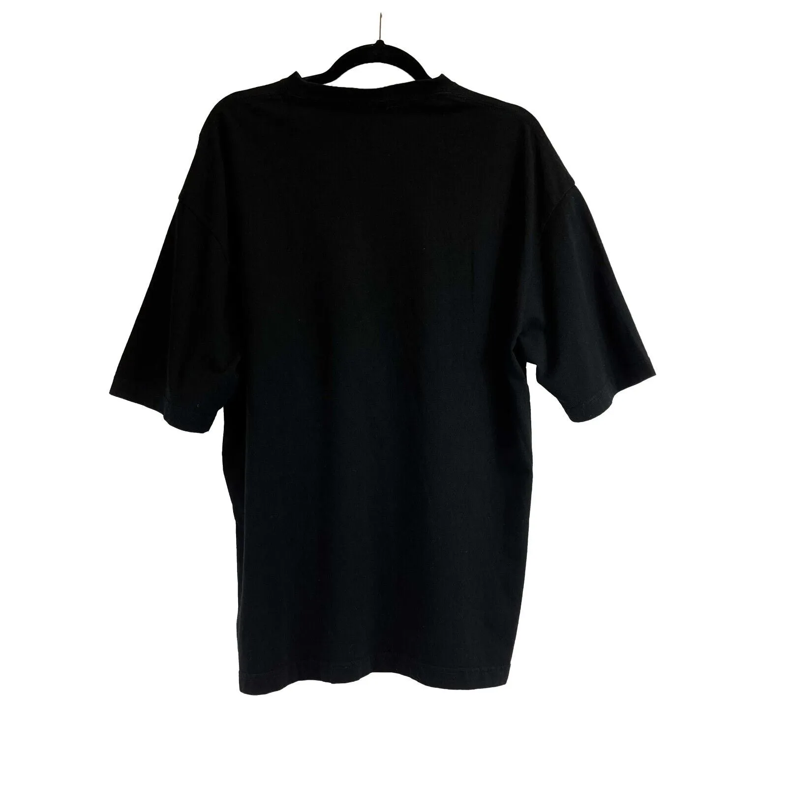 Balenciaga - Men's SS19 Logo Crown Oversized Black T-Shirt - Size S