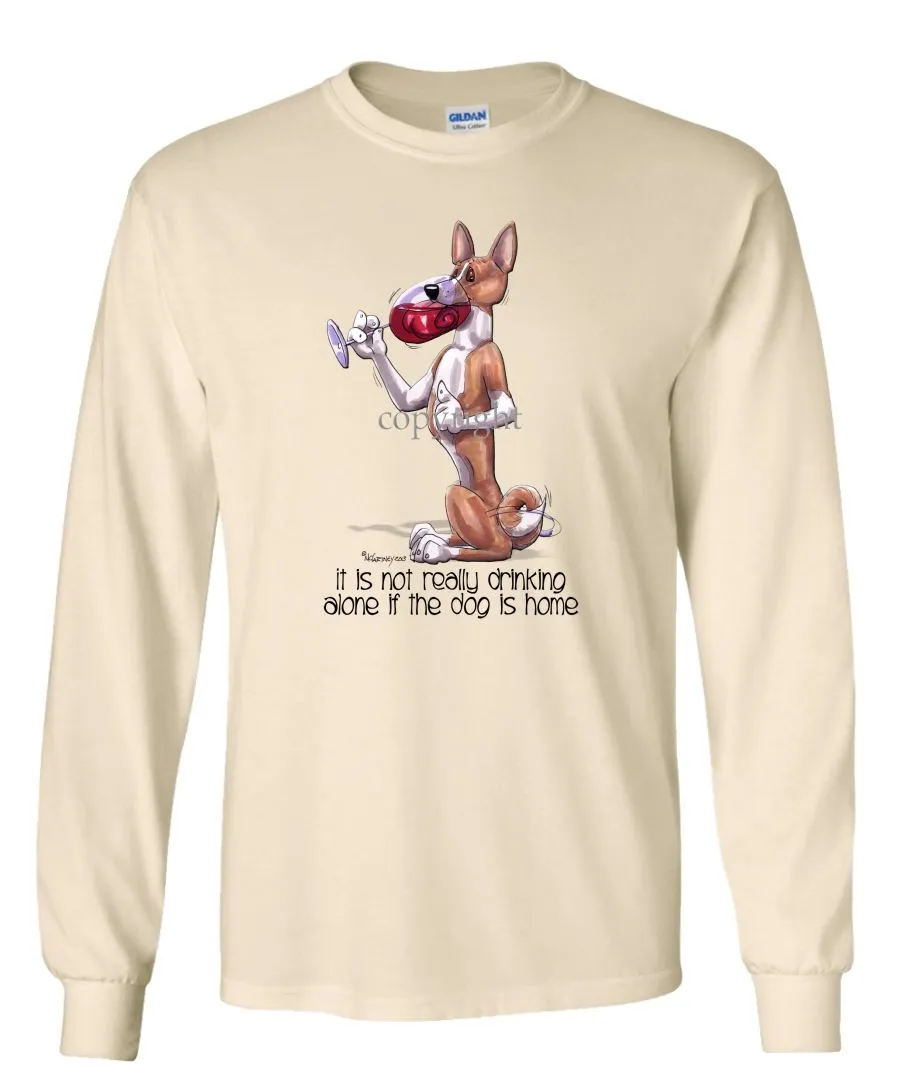 Basenji - It's Not Drinking Alone - Long Sleeve T-Shirt