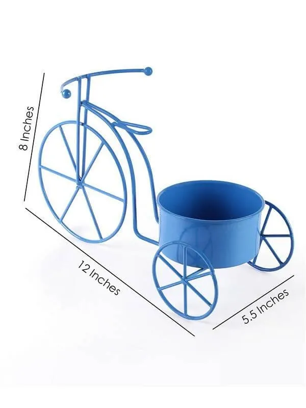 Big Cycle Planter Blue