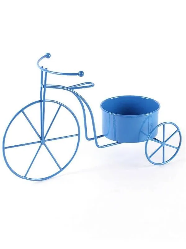 Big Cycle Planter Blue