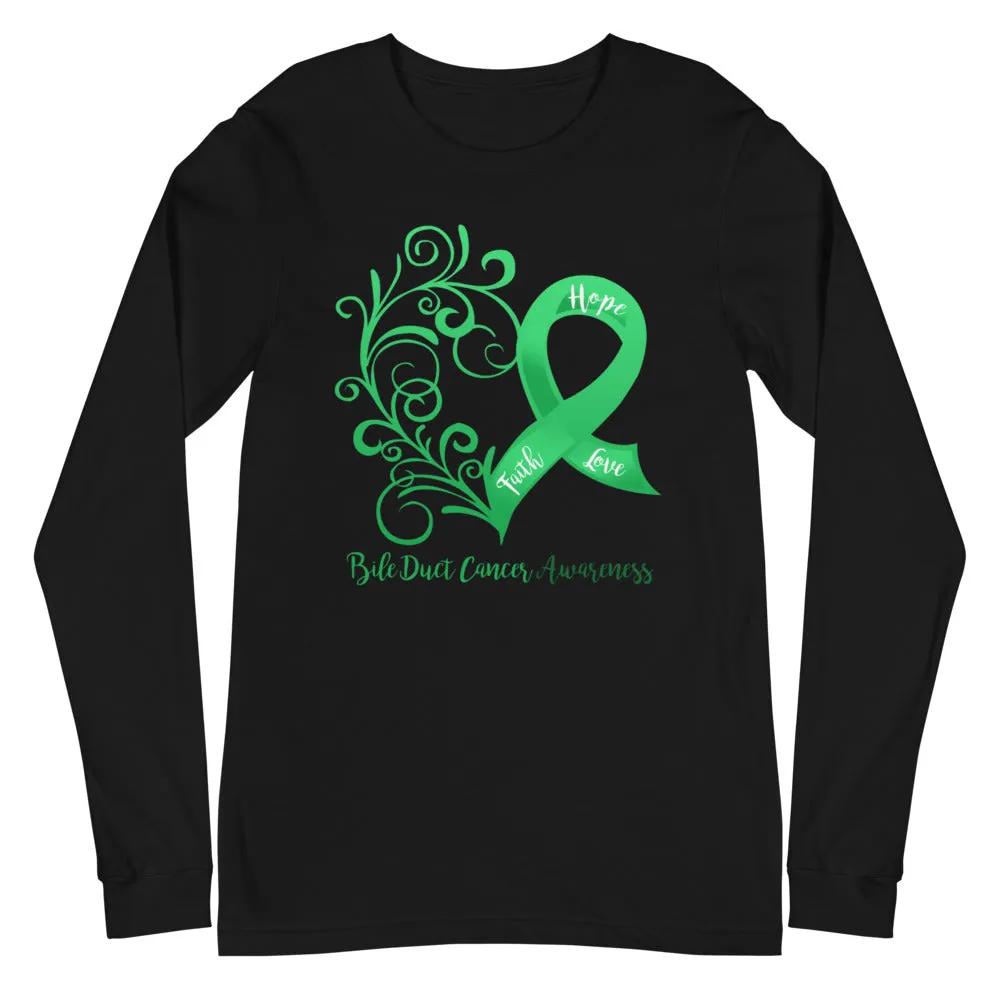 Bile Duct Cancer Awareness Long Sleeve Tee