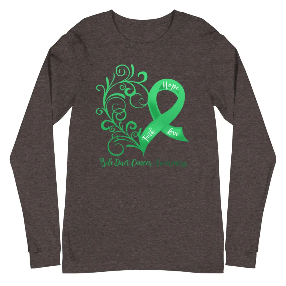 Bile Duct Cancer Awareness Long Sleeve Tee