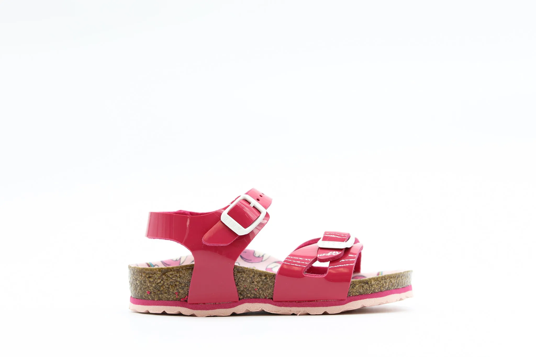 Birkenstock Rio Kids Patent Fuchsia Tulip/Unicorn 1018862