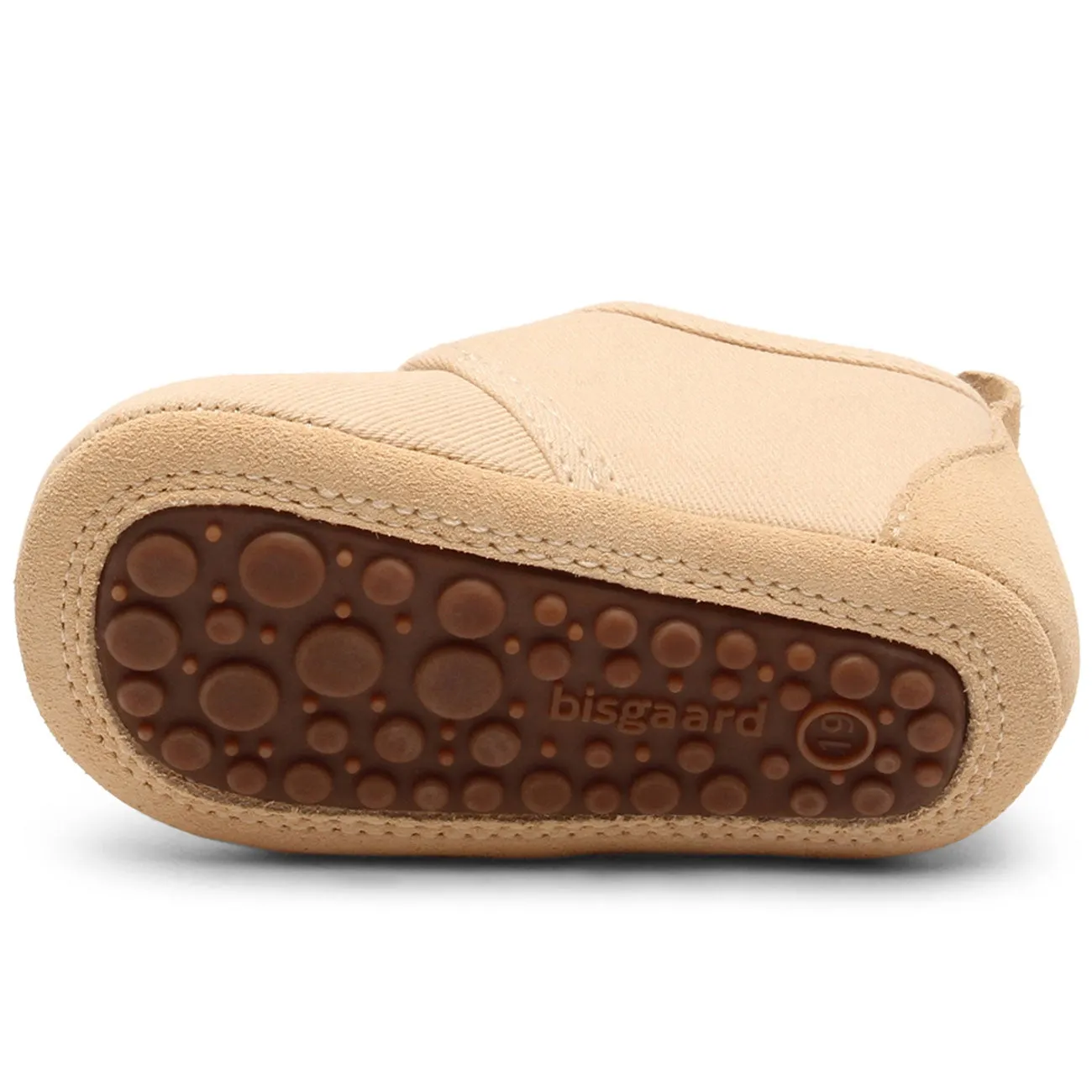 Bisgaard Baby Cotton Home Shoe Creme