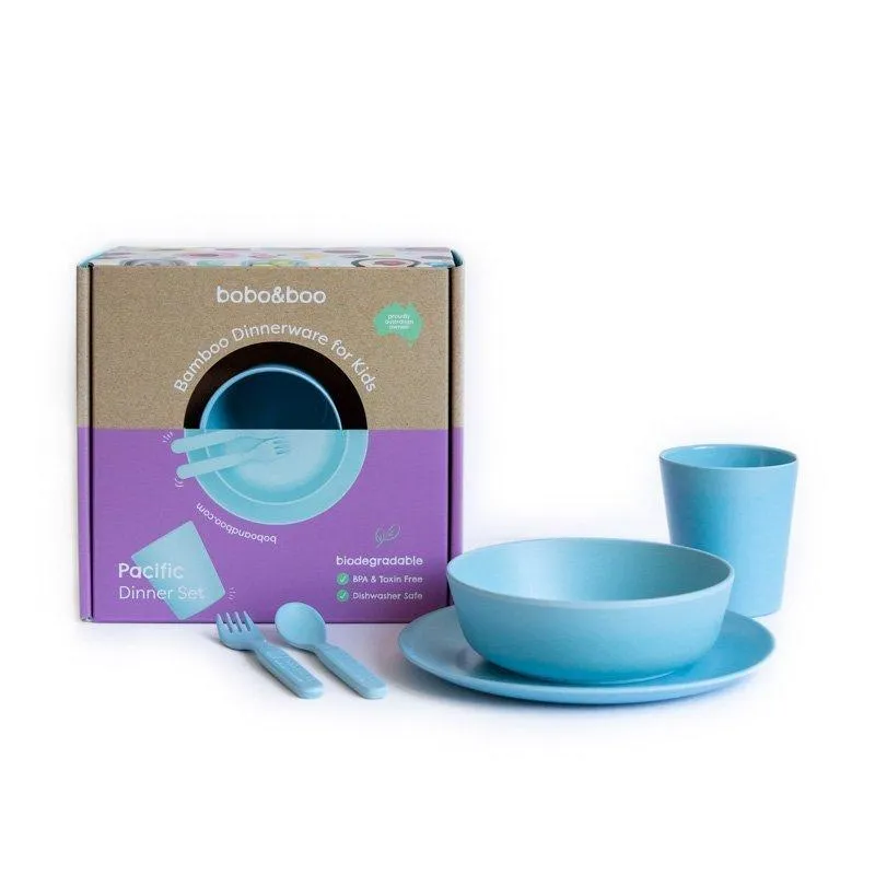 Bobo & Boo Bamboo Dinnerware Set - Pacific