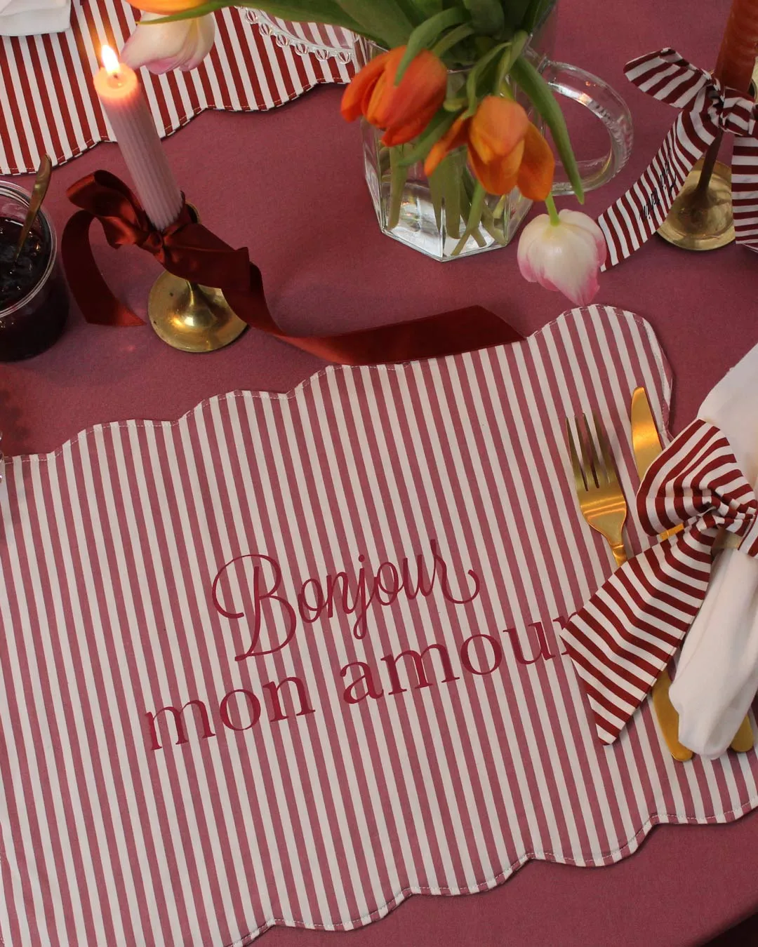 Bonjour mon Amour placemat