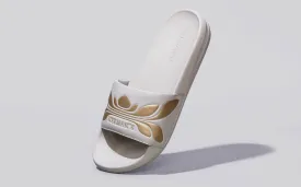 Breather Slides (Women Exclusive) : Grey-Gold