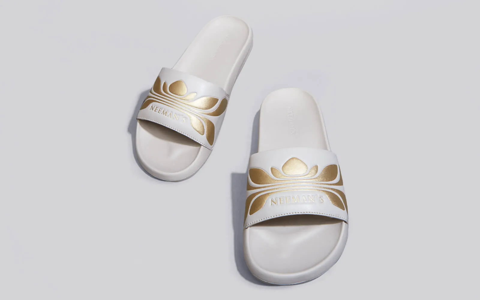 Breather Slides (Women Exclusive) : Grey-Gold