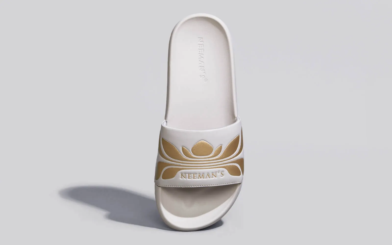 Breather Slides (Women Exclusive) : Grey-Gold