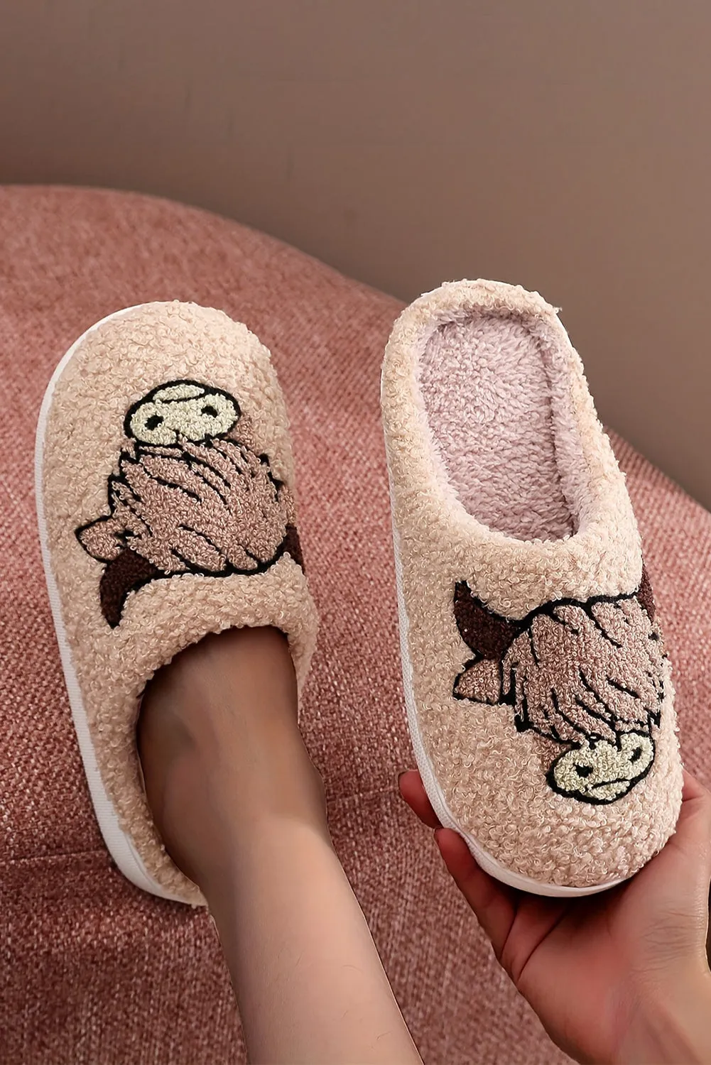 Buffalo Plush Slippers