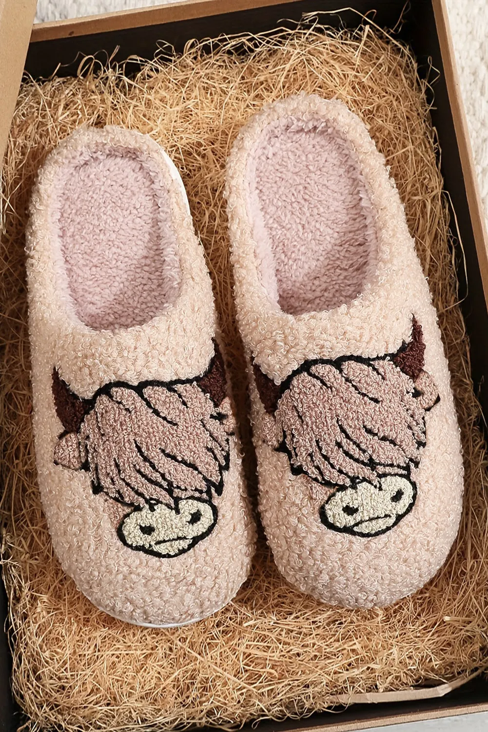 Buffalo Plush Slippers