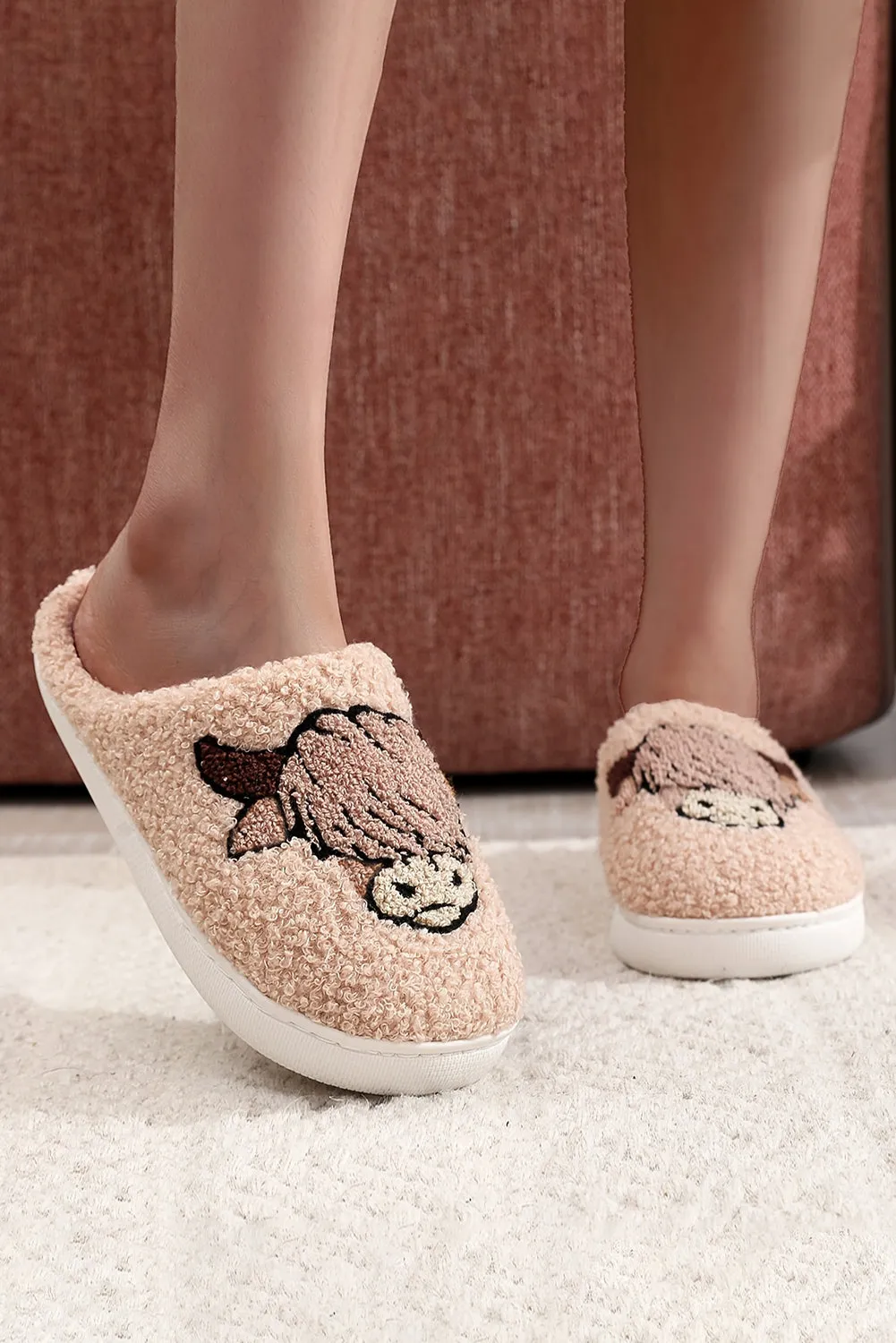 Buffalo Plush Slippers