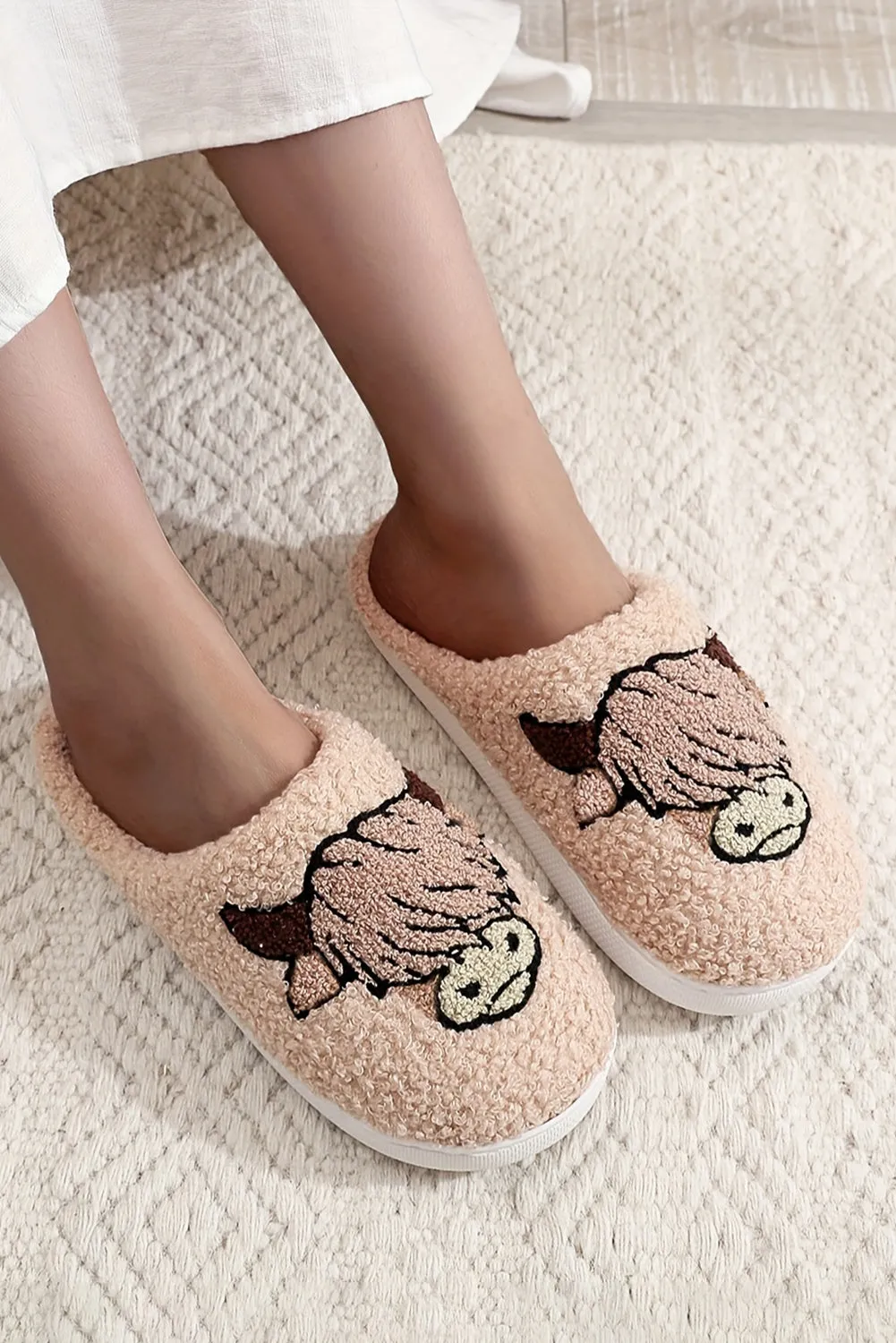 Buffalo Plush Slippers