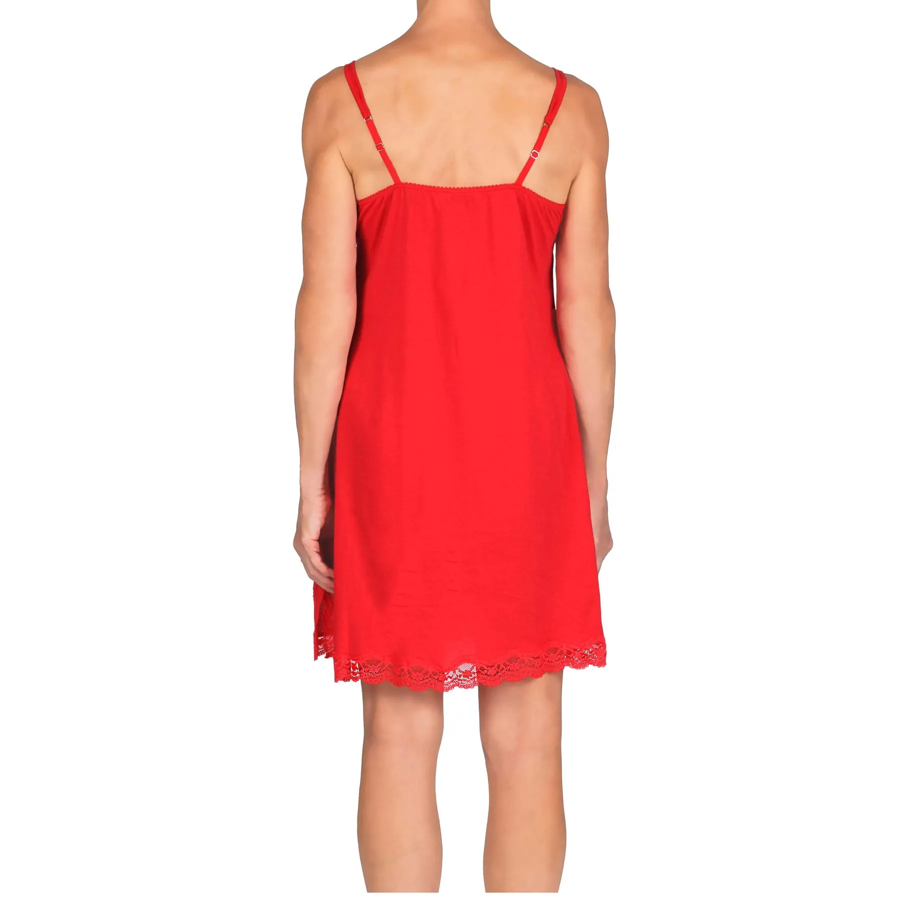 Carmen Chemise - Coral Red