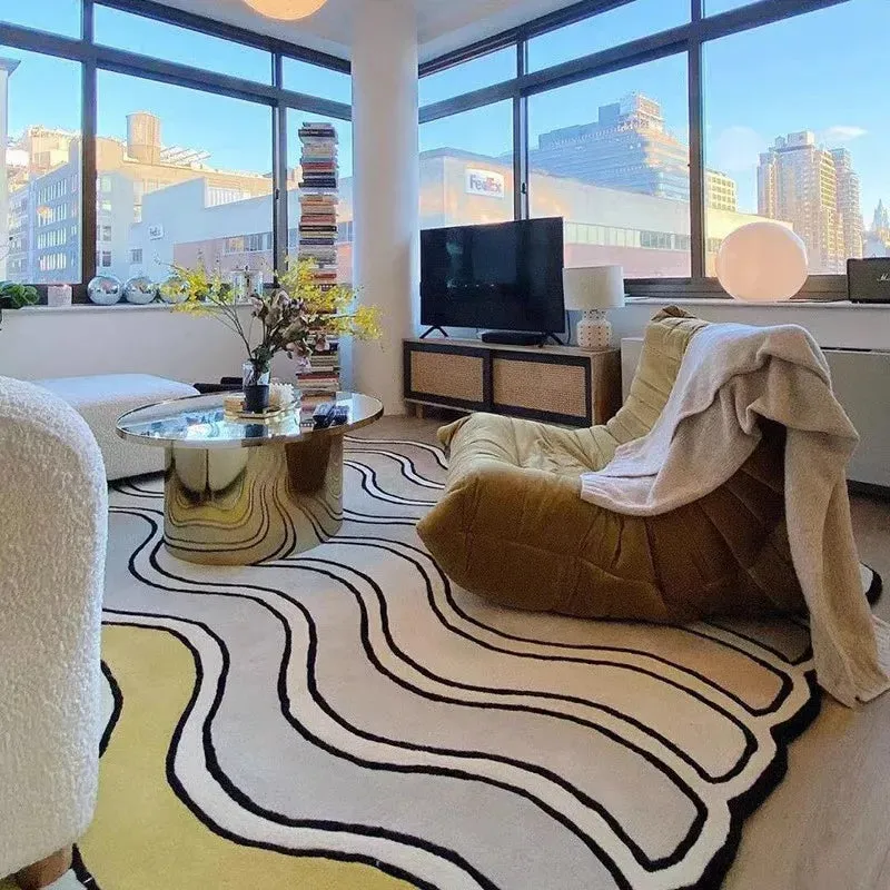 Carpet for Living Room IG Rainbow Irregular Shape